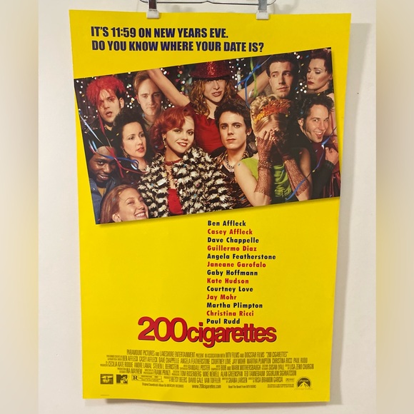 200 cigarettes poster Art | 20 Cigarettes Original Theatrical Movie Poster